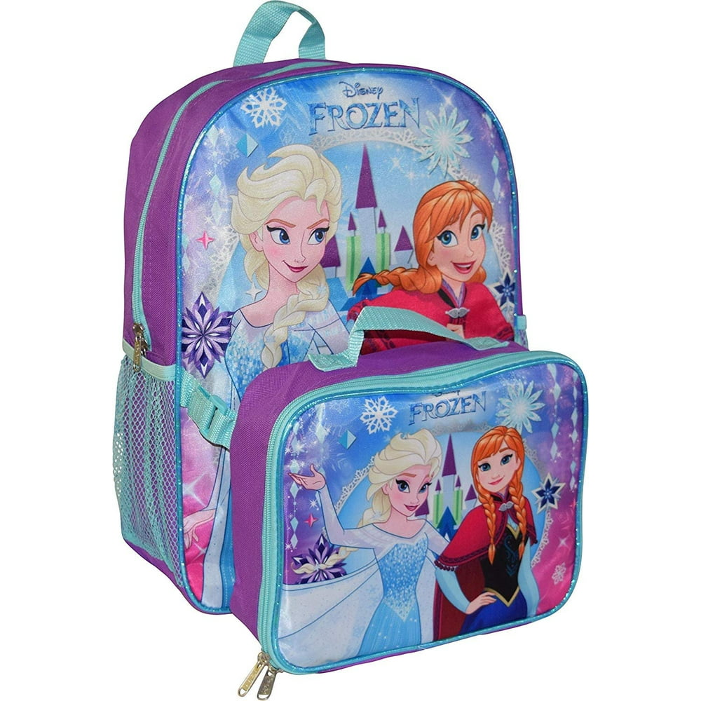 frozen backpack with lunch box