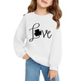 thumbnail image 2 of Mercatoo Kids St 𝐏atricks Day Sweatshirt Girls Boys Love Cloverss Shirts Toddler Crewneck Long Sleeve Pullover Tops Clothes, 2 of 5