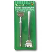 Best 2 Pack Metal Extending Back Scratcher Manual Back Massager Practical Great Stocking Stuffer Gift Idea 2024 Under 15 Dollars for Men