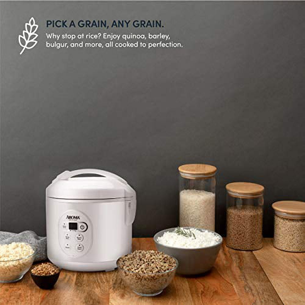 Aroma 4 Cup Pot Style Rice Cooker - White - Dutch Goat