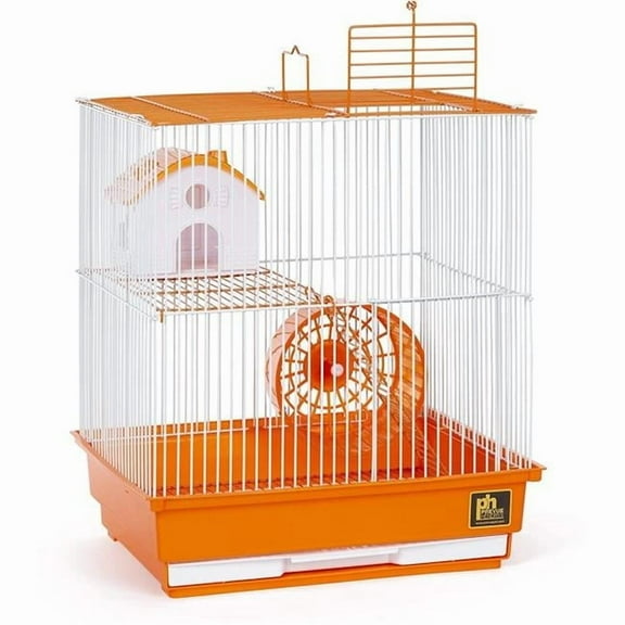 Prevue Pet Products PP-SP2010O Two Story Hamster Cage, Orange