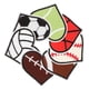 thumbnail image 3 of KAKOWELY 7 parches con forma de corazón para bordar ropa, coser y decorar, para agujeros en chaquetas vaqueras, reparar y balones deportivos., 3 of 5