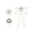 thumbnail image 3 of INSPIRE CHIC Women's Brooch Vintage Elegant Clothing Accessories Pin Shirt Preppy Style White, 3 of 5