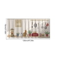 thumbnail image 4 of Cabinet Curtain,Adhesive Dust Proof Window Cover,Printed Kitchen Fabric for Pantry Blocking Light and Household Dust Prevention, 4 of 7
