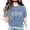 Blue Jean Shirt, variant on Jesus Shirt for Women - Pearl Script Christian Faith Graphic Tee Blue Jean Shirt Adult X-Large