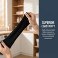 thumbnail image 3 of Lsupdaol 6 Pairs Non Binding Loose Fit Ankle Socks - Seamless Wide Thin Crew Socks with No Elastic Top for Men & Women, Plus, 3 of 6