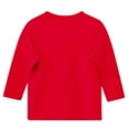 thumbnail image 3 of SERTG Girls Valentine Heart Print 3/4 Sleeve Pullover Top Big Kids Everyday Wear Festival Party Comfortable Shirt(Red#2,7-8 Years), 3 of 4