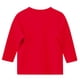 thumbnail image 3 of Blusas y camisas de cuello redondo y manga larga para niños, blusas/camisas de poliéster con estampado de corazones, mangas 3/4 y cuello redondo, elegantes e informales., 3 of 4