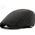 thumbnail image 3 of CoCopeaunts Newsboy Cap Spring Summer Hat Caps for Men Women Plaid Ivy Flat Cap Artist Painter Hat Adjustable Beret Hats for Men, 3 of 8