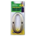 thumbnail image 2 of Hy-Ko 4-Inch House Number 0, Satin Nickel Finish, Brass, Includes Mounting Screws, 2 of 2