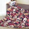 thumbnail image 6 of Sikiie Skull record artist Ultra-Soft Micro flannel Blanket Luxury All Seasons Warm Blanket for Bedding Sofa and Travel (4 sizes)-40"x30", 6 of 7