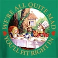 thumbnail image 3 of CafePress - We're All Quite Mad, You'll Fit Right Dark T Shirt - Men's Classic Graphic Cotton T-Shirt, 3 of 4