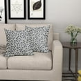 thumbnail image 6 of Daisy Floral Block Print Pillow Covers 20X20 Inch Navy Blue Beige Flowers Decorative Square Pillow Cases Set of 2 Farmhouse Home Decor Vintage Rustic Cute Throw Pillows for Sofa Couch Outdoor, 6 of 6