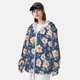 thumbnail image 3 of Balery Flower Sudadera ligera de manga larga con capucha y protección solar UPF 50+ para hombre y mujer, ideal para pesca y running-Small, 3 of 7