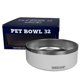 thumbnail image 5 of Plato para Mascota Kelvin Blanco Acero Inoxidable 946 ml, 5 of 5