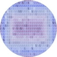 thumbnail image 1 of Ahgly Company Machine Washable Indoor Round Transitional Purple Area Rugs, 5' Round, 1 of 7