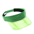 thumbnail image 2 of Visor Cap for Women Wide Brim Sun Protection Hat Adjustable Visor Cap (Green One Size), 2 of 9