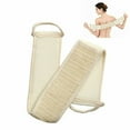 thumbnail image 5 of TekDeals Back Scrubber Bath Shower Strap Loofah Spa Skin Brush Sponge Body Exfoliating, 5 of 6