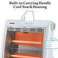 thumbnail image 5 of Optimus H-5511 Portable Indoor Electric Infrared Quartz Radiant Space Heater, 5 of 5
