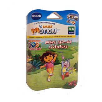 Jeu VTech V.Smile Les Aventures De Dora Apprentie Mécanicien - Version FR, 2005 - Bon état
