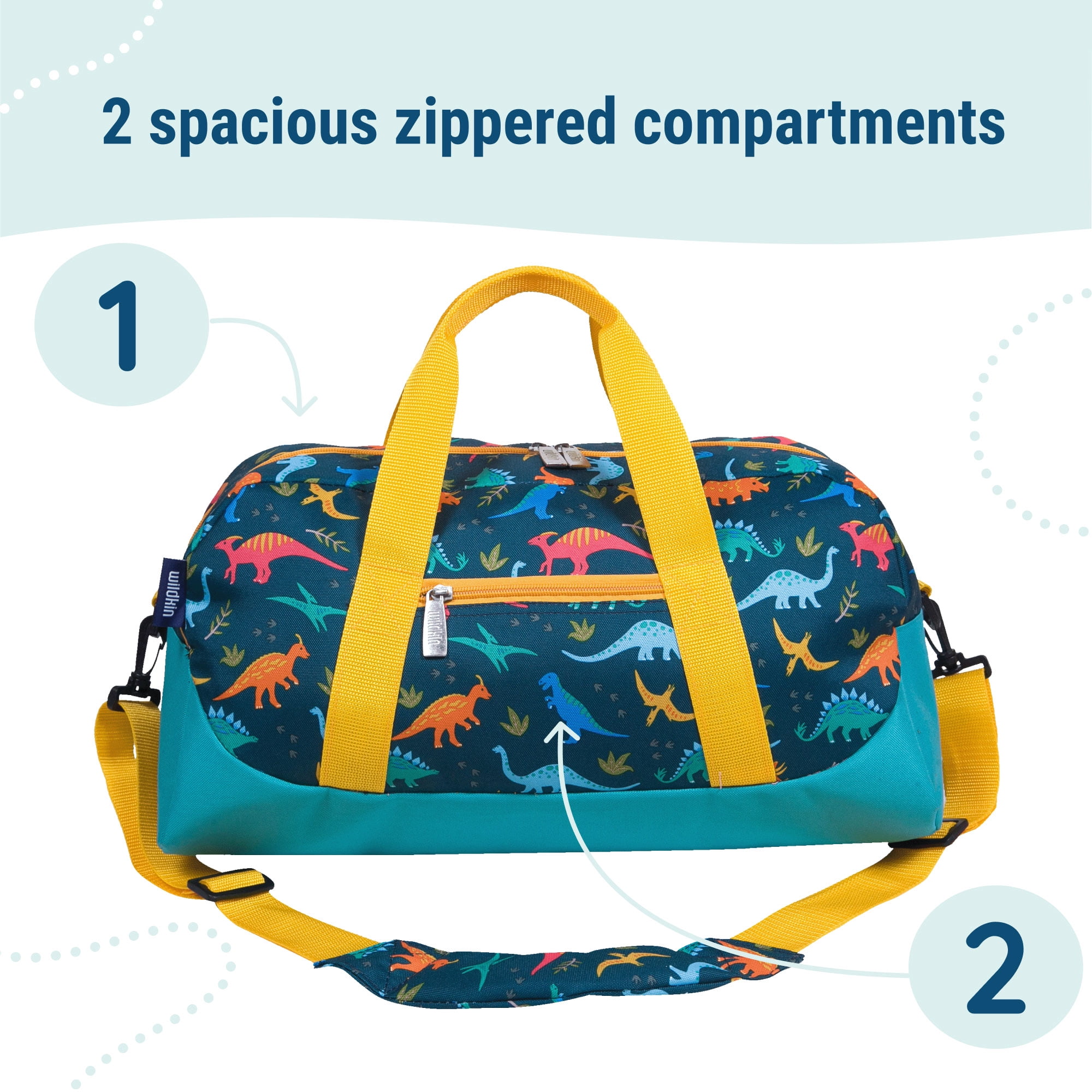 Olive Kids by Wildkin Child 18 in Travel Duffel Bag, Blue, 1