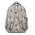 thumbnail image 3 of Beagle and Dog Footprints Backpack for School,Cute School Bag,Schoolbag with Adjustable Shoulder Straps & Padded Back,16.9 Inch, 3 of 5
