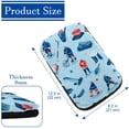 thumbnail image 4 of Ice Hockey Soft Furry Printed Car Armrest Cover 12.5x8.2 Inch - Comfortable Armrest Accessories Mat, 4 of 6