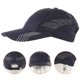 thumbnail image 4 of 1 gorro de malla ajustable con visera para exteriores, de secado rápido, para hombre y mujer (azul oscuro), 4 of 6