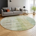 thumbnail image 6 of Addison Rugs Mayfield Premium Machine Washable Transitional Stripes Linen Round Rug, 8' x 8', 6 of 6