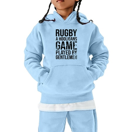 

Boy Hoodies Football Boys and Active Sweatshirt Boys & Girls Youth Sweatshirt Pink