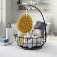 thumbnail image 5 of Pfaltzgraff Anvil Metal Wire Cage Fruit Storage Basket with Banana Hook, Black, 5 of 9