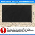 thumbnail image 5 of 24 x 48 Inches Wood Chipper Bag Leaf Shredder Chip Machine Bag Reusable, 5 of 5