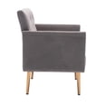thumbnail image 6 of Accent  Chair  ,leisure single sofa  with Rose Golden  feet, 6 of 7