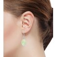 thumbnail image 2 of Natural Prehnite Earring 925 Sterling Silver Handmade Jewelry, 2 of 5