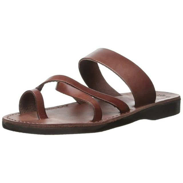 Jerusalem Sandals Sandale à Enfiler The Good Shepard pour Homme, Brun, 42 EU/9 M US
