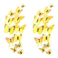 thumbnail image 1 of Decoración de pared de mariposas, 24 piezas, pegatinas de mariposas 3D para decoraciones de fiestas con imanes (coloridos, 24), 1 of 6