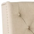 thumbnail image 6 of Safavieh London Retro Winged Tufted Headboard with Flat Nail Heads, Twin, Hemp, 6 of 6