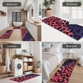 thumbnail image 5 of Pink and Black Of Leopard Print Kitchen Rugs Sets Of 3,Kitchen Runner Rugs Non Skid Washable,Decorative Kitchen Floor Mats for Kitchen,Sink,Laundry,17"x30"+ 17"x47" + 17"x59", 5 of 6