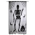 thumbnail image 1 of Halloween Decoration Skeleton Witch Bat Door Curtain Window Fringe Table Cloth, 1 of 10