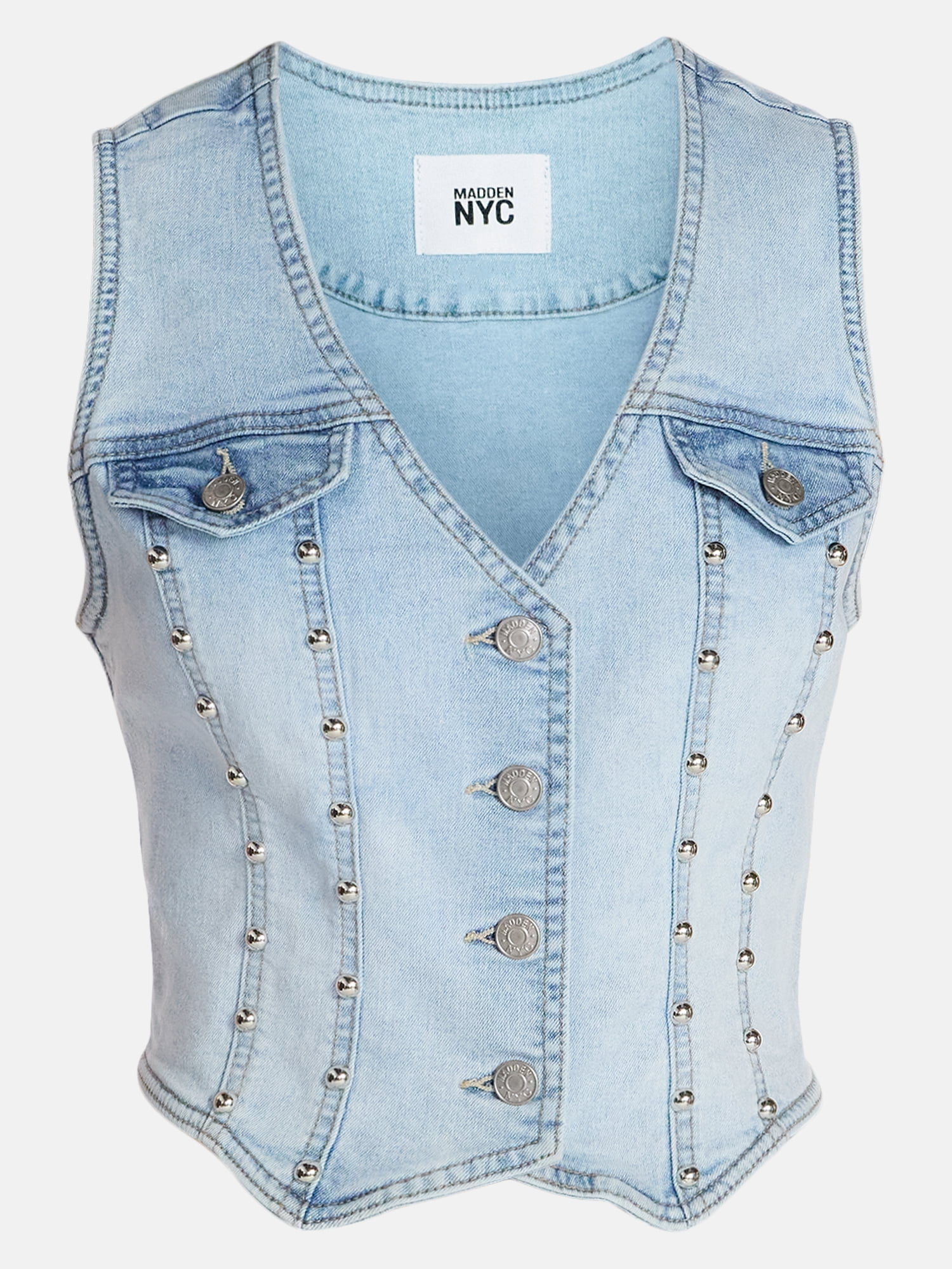 Madden NYC Women's Studded Vest, Sizes XXS-XXL