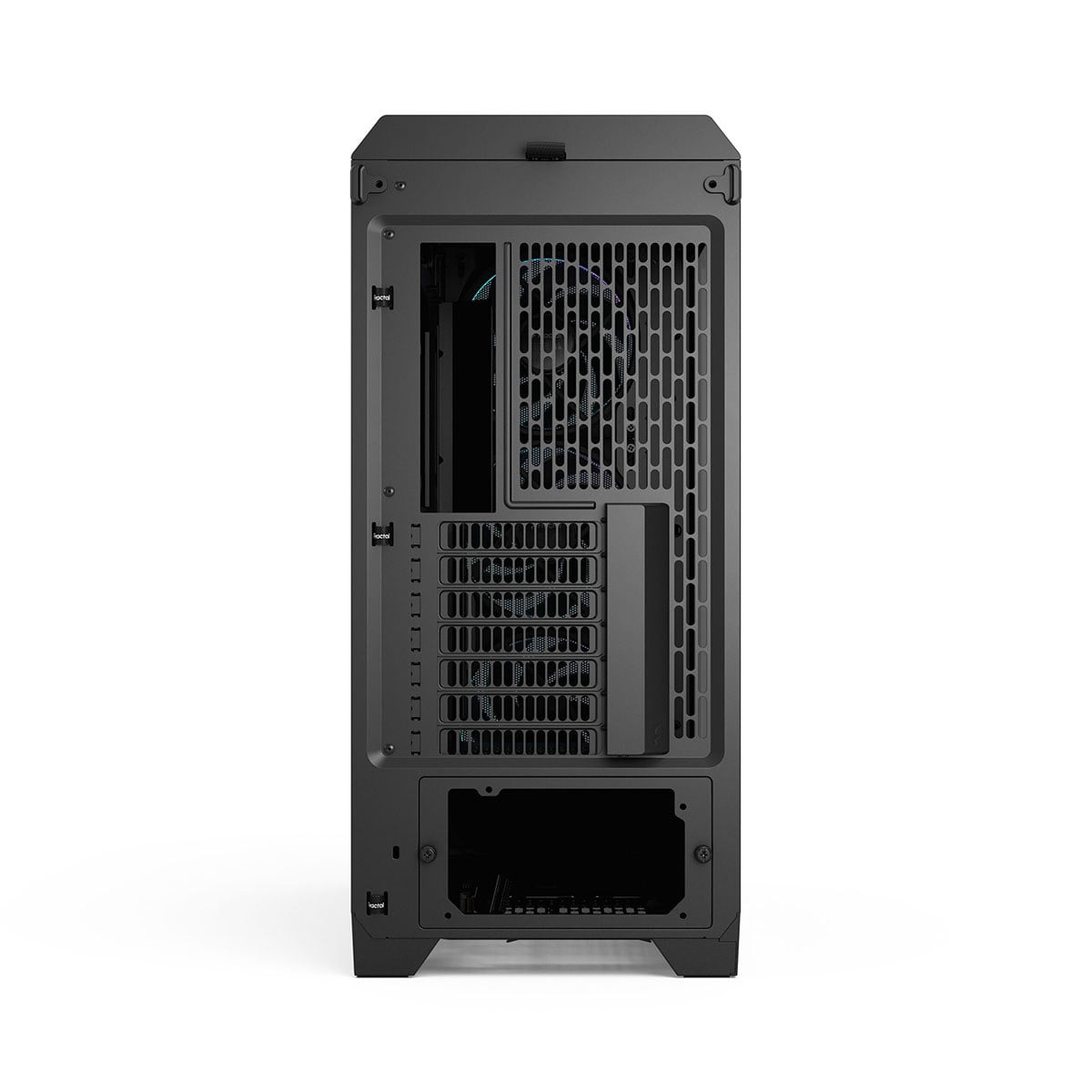 Fractal Design Meshify 3 RGB ATX mATX Mid Tower PC Case - Black Chassis with Light Tinted TG Side Panel