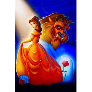 Cartoon Diamond Painting Disney Beauty And The Beast Rhinestone