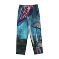 thumbnail image 4 of Fotbe Fantasy Mushrooms Women's Pajama Pants,Sleepwear Pants,Pj Bottoms Drawstring And Pockets-Small, 4 of 9