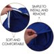 thumbnail image 3 of unbranded 1Jgo Funda De Sofá Azul Impermeable Para Cubierta Ajustable Y Contra, 3 of 6