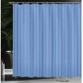 thumbnail image 3 of Ambesonne Art Deco Shower Curtain, Simplified Repeating Lines, 69"Wx75"L, Violet Sea Blue and Mauve, 3 of 4