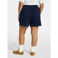 thumbnail image 5 of Terra & Sky Women's Plus Size Fleece Shorts with Pockets, Sizes 0X-5X, 5 of 5