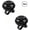 Black, variant on WLGJL Classic Bike Bell, Aluminum Bicycle Bell, Loud Crisp Clear Sound Bicycle Bike Bell for people，2pcs， Blue