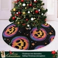 thumbnail image 6 of GZHJMY Halloween Christmas Tree Skirt Halloween Tree Skirt for Holiday Party Home Christmas Day Ornaments 36", 6 of 6