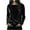 Black, variant on Karight Velvet Tops for Women Long Sleeve Crew Neck Tshirts Casual Loose Fit Tunic Blouses Elegant Party Dressy Outfits