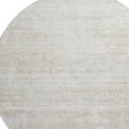 thumbnail image 3 of HomeRoots 662930 8 ft. Ivory & Beige Abstract Transitional Washable Round Area Rug with UV Protection, 3 of 9